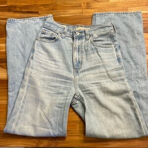 Levi’s high loose light wash jeans